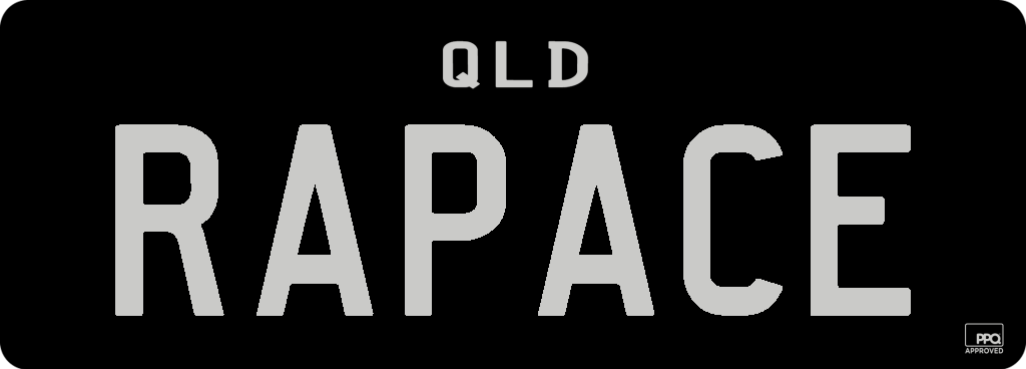 RAPACE Number Plate
